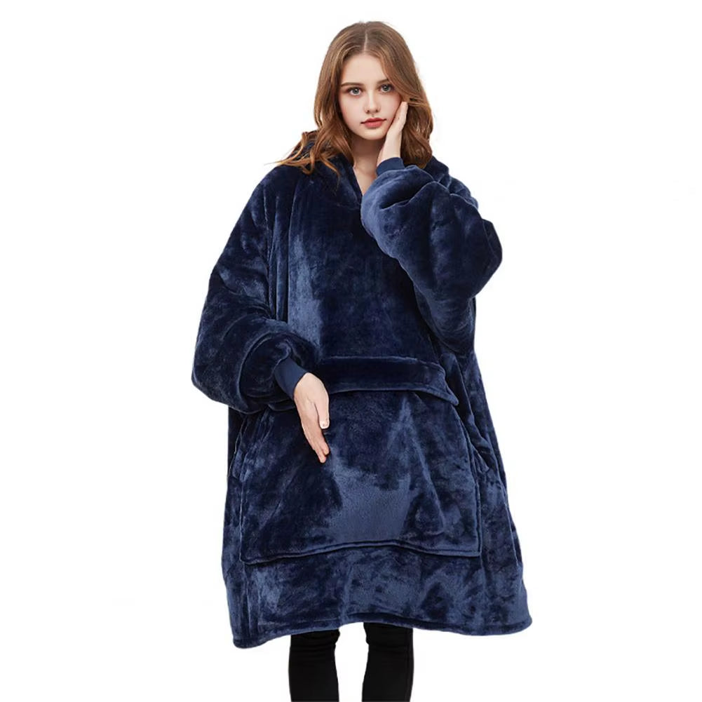 3 Heat Settings Wearable Heated Blanket Flannel Sherpa Heated Blanket Heated Sweatshirt Women Men Electric Heating Wrap Hoodie